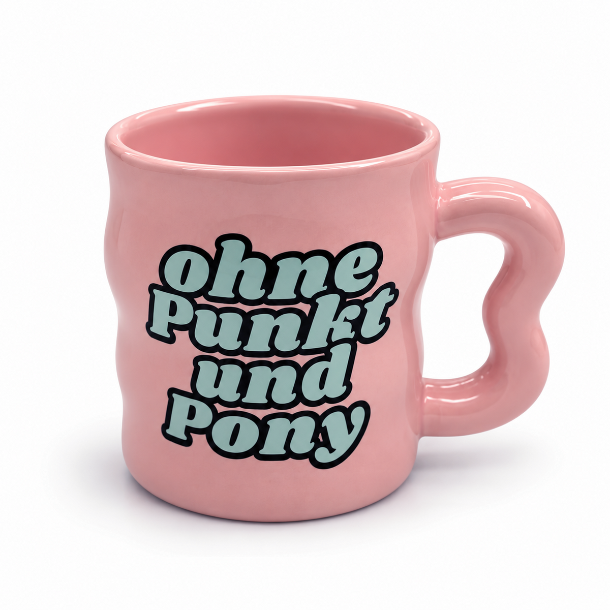 Tasse "Ohne Punkt und Pony"
