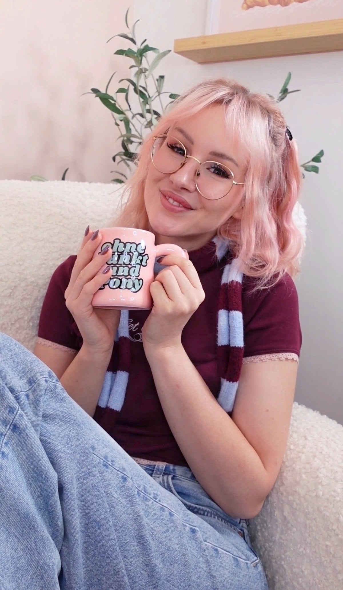 Tasse "Ohne Punkt und Pony"